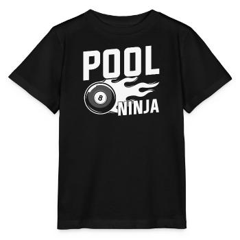 Billard Piscine Billard Billard Boule Billard Billard Cuisine 8Ball - T-shirt bio MINI CREATOR Stanley/Stella Enfant - noir - Devant - Mikhail (115cm)
