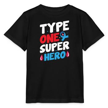 Insulin Junkie Diabetiker Diabetes Zucker Typ1 - Stanley/Stella Kinder T-Shirt MINI CREATOR  - Schwarz - Vorne - Mikhail (115cm)