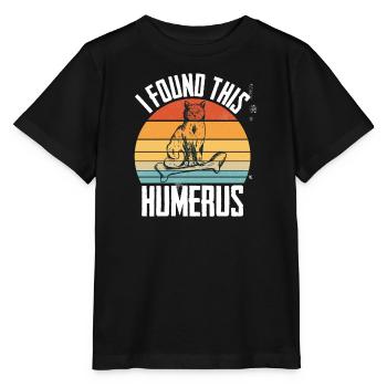 Stubentiger Katze Oberarmknochen Haustier Humerus - Stanley/Stella Kinder T-Shirt MINI CREATOR  - Schwarz - Vorne - Mikhail (115cm)