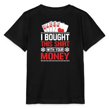 D20 Dice Fantasy Jeu de rôle Cadeau de jeu de rôle - T-shirt bio MINI CREATOR Stanley/Stella Enfant - noir - Devant - Mikhail (115cm)