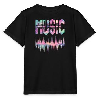 Vinyl Musiker Retro Musik Vinyl Vintage Musizieren - Stanley/Stella Kinder T-Shirt MINI CREATOR  - Schwarz - Vorne - Mikhail (115cm)