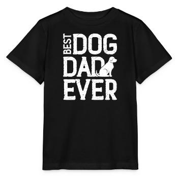 Chiens Animal de compagnie Propriétaire de chien Chien Ami Patte - T-shirt bio MINI CREATOR Stanley/Stella Enfant - noir - Devant - Mikhail (115cm)