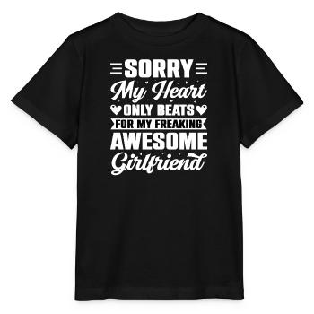 Petite amie Petit ami Partenaire Pardonner aux couples Couples - T-shirt bio MINI CREATOR Stanley/Stella Enfant - noir - Devant - Mikhail (115cm)