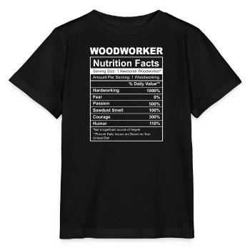 Holz Kettensäge Holzfäller Holzarbeiter Klettern - Stanley/Stella Kinder T-Shirt MINI CREATOR  - Schwarz - Vorne - Mikhail (115cm)