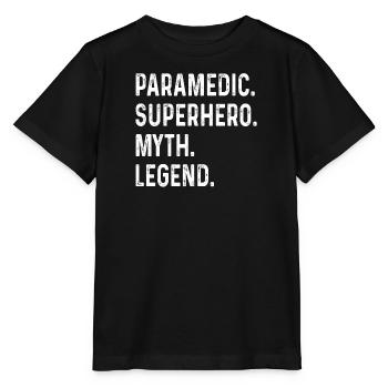 Parapente Parapente Parachute Parachute Para - T-shirt bio MINI CREATOR Stanley/Stella Enfant - noir - Devant - Mikhail (115cm)