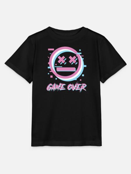 Game Over Retro Schriftzug - Stanley/Stella Kinder T-Shirt MINI CREATOR - Schwarz