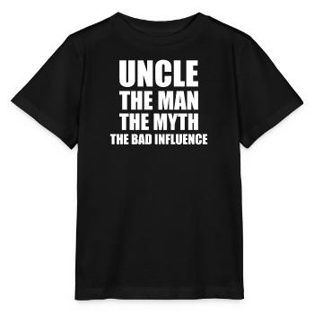 Meilleur oncle Bad Influence Cadeau de famille - T-shirt bio MINI CREATOR Stanley/Stella Enfant - noir - Devant - Mikhail (115cm)