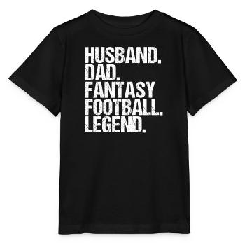Fantasy Football Father Legend Husband Fantasy - Stanley/Stella MINI CREATOR Kids’ T-Shirt - black - Front - Mikhail (115cm)