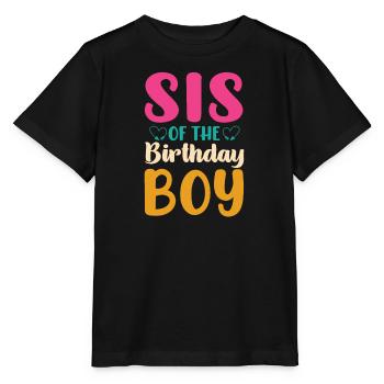 Sœur Anniversaire Garçon Célébration Garçon - T-shirt bio MINI CREATOR Stanley/Stella Enfant - noir - Devant - Mikhail (115cm)