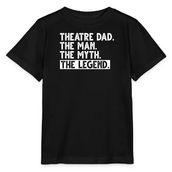 Theater Papa Schauspieler Darstellende Kunst Probe - Stanley/Stella Kinder T-Shirt MINI CREATOR  - Schwarz - Vorne - Mikhail (115cm)