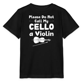 Orchestre d’instruments de violoncelle École de musique classique - T-shirt bio MINI CREATOR Stanley/Stella Enfant - noir - Devant - Mikhail (115cm)