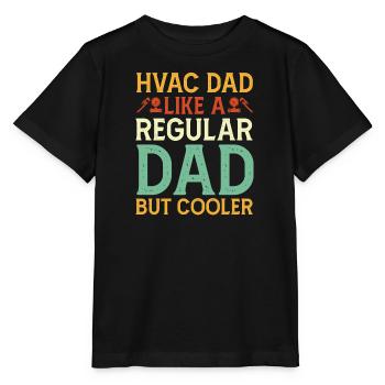 Heating Engineer Pump Valve Pressure Regulator Papa Father - Stanley/Stella MINI CREATOR Kids’ T-Shirt - black - Front - Mikhail (115cm)