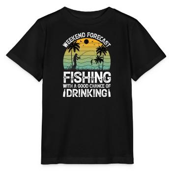 Therapie Angeln See Karpfen Angler Fischer Köder - Stanley/Stella Kinder T-Shirt MINI CREATOR  - Schwarz - Vorne - Mikhail (115cm)