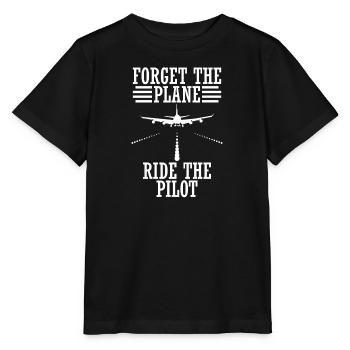 Pilot Flugzeug fliegen Flugsport Geschenkidee - Stanley/Stella Kinder T-Shirt MINI CREATOR  - Schwarz - Vorne - Mikhail (115cm)