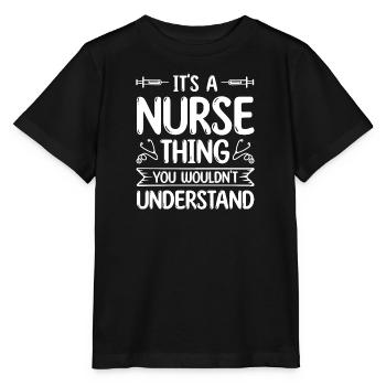 Arzthelferin Krankenpflegerin Arztpraxis Assistent - Stanley/Stella Kinder T-Shirt MINI CREATOR  - Schwarz - Vorne - Mikhail (115cm)