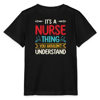 Arzthelferin Krankenpflegerin Arztpraxis Assistent - Stanley/Stella Kinder T-Shirt MINI CREATOR  - Schwarz - Vorne - Mikhail (115cm)