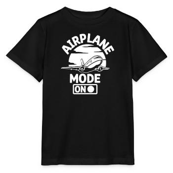 Pilot Flugzeug fliegen Flugsport Geschenkidee - Stanley/Stella Kinder T-Shirt MINI CREATOR  - Schwarz - Vorne - Mikhail (115cm)