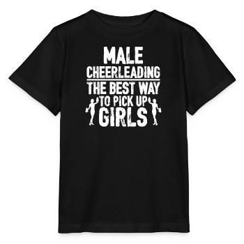 Cheerleader Gift Cheerleading Cheer Cheerdance - Stanley/Stella MINI CREATOR Kids’ T-Shirt - black - Front - Mikhail (115cm)
