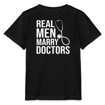 Épouse Mère Docteur Doctorat Plaisir Académique - T-shirt bio MINI CREATOR Stanley/Stella Enfant - noir - Devant - Mikhail (115cm)