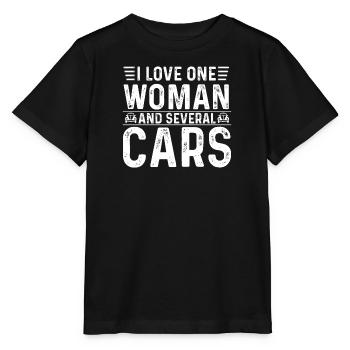 Car Salesman Wife Car Dealer Car Collector Marriage - Stanley/Stella MINI CREATOR Kids’ T-Shirt - black - Front - Mikhail (115cm)