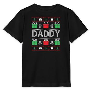 Cadeau Papa de Noël Look partenaire - T-shirt bio MINI CREATOR Stanley/Stella Enfant - noir - Devant - Mikhail (115cm)