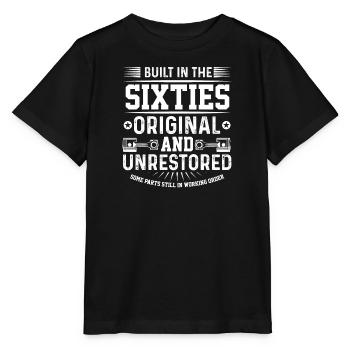 Hergestellt in den 60ern Jubiläumsgeschenk 1960er - Stanley/Stella Kinder T-Shirt MINI CREATOR  - Schwarz - Vorne - Mikhail (115cm)