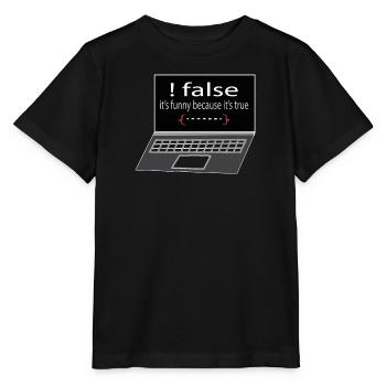 Software Developer Programmer Gift - Stanley/Stella MINI CREATOR Kids’ T-Shirt - black - Front - Mikhail (115cm)