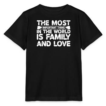 Familienmensch Opa Oma Familienfeier Enkel Kinder - Stanley/Stella Kinder T-Shirt MINI CREATOR  - Schwarz - Vorne - Mikhail (115cm)