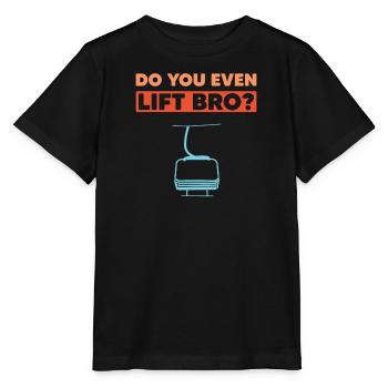 Ski lift Ankerlift T-bar Surface Lift - Stanley/Stella MINI CREATOR Kids’ T-Shirt - black - Front - Mikhail (115cm)