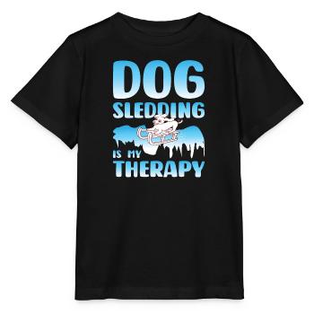 Chien de traîneau Chien de traîneau - T-shirt bio MINI CREATOR Stanley/Stella Enfant - noir - Devant - Mikhail (115cm)
