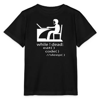 Cadeau de programmeur développeur de logiciels - T-shirt bio MINI CREATOR Stanley/Stella Enfant - noir - Devant - Mikhail (115cm)