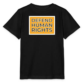 Droits de l’homme Politique Manifestation sur la liberté - T-shirt bio MINI CREATOR Stanley/Stella Enfant - noir - Devant - Mikhail (115cm)