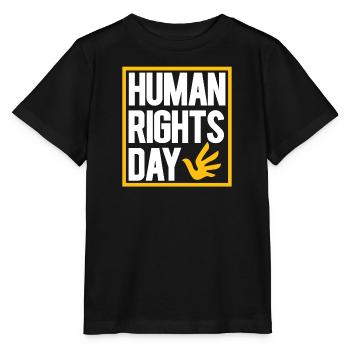 Droits de l’homme Politique Manifestation sur la liberté - T-shirt bio MINI CREATOR Stanley/Stella Enfant - noir - Devant - Mikhail (115cm)