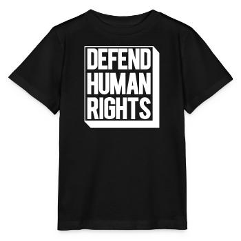 Droits de l’homme Politique Manifestation sur la liberté - T-shirt bio MINI CREATOR Stanley/Stella Enfant - noir - Devant - Mikhail (115cm)