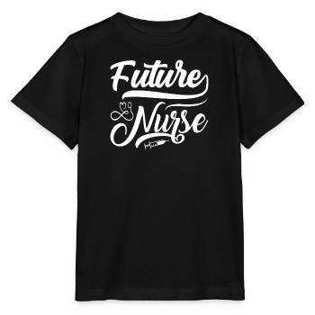 Arzthelferin Krankenpflegerin Arztpraxis Nadel - Stanley/Stella Kinder T-Shirt MINI CREATOR  - Schwarz - Vorne - Mikhail (115cm)