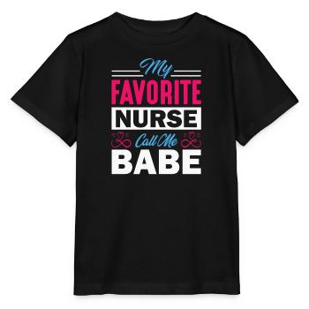 Arzthelferin Krankenpflegerin Arztpraxis Nadel - Stanley/Stella Kinder T-Shirt MINI CREATOR  - Schwarz - Vorne - Mikhail (115cm)