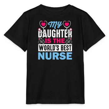 Arzthelferin Krankenpflegerin Arztpraxis Tochter - Stanley/Stella Kinder T-Shirt MINI CREATOR  - Schwarz - Vorne - Mikhail (115cm)