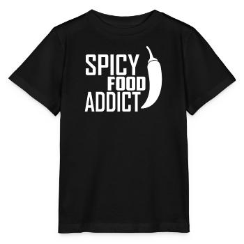 Nourriture épicée épices piment piment piment nourriture épicée - T-shirt bio MINI CREATOR Stanley/Stella Enfant - noir - Devant - Mikhail (115cm)