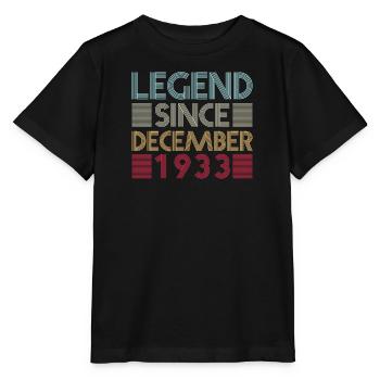 Legenden Geburtstag Dezember 1933 geboren Geschenk - Stanley/Stella Kinder T-Shirt MINI CREATOR  - Schwarz - Vorne - Mikhail (115cm)