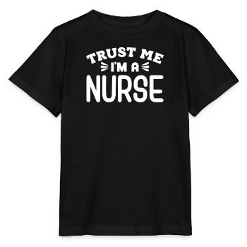 Arzthelferin Krankenpflegerin Arztpraxis Nadel - Stanley/Stella Kinder T-Shirt MINI CREATOR  - Schwarz - Vorne - Mikhail (115cm)
