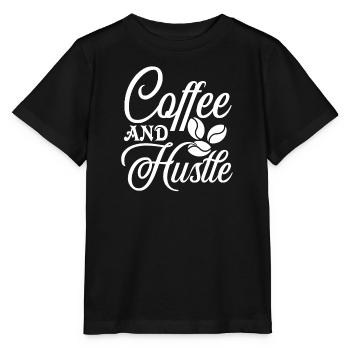Coffee Work Morning Work Gift - Stanley/Stella MINI CREATOR Kids’ T-Shirt - black - Front - Mikhail (115cm)