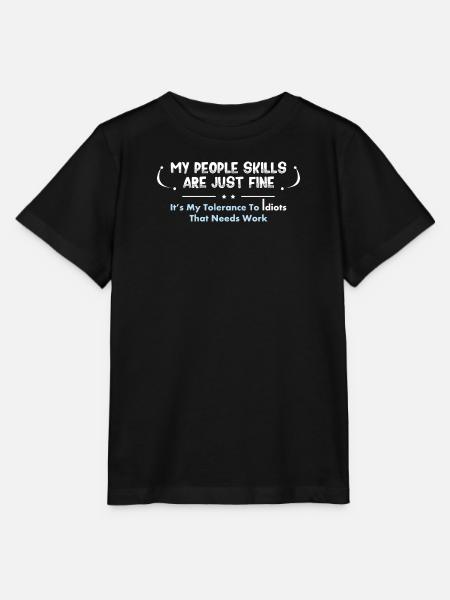 Sarkastischer Spruch - Stanley/Stella Kinder T-Shirt MINI CREATOR - Schwarz