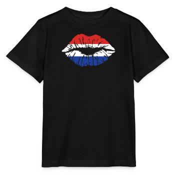 Paraguay Herz Flagge Fahne Lateinamerika Reisen - Stanley/Stella Kinder T-Shirt MINI CREATOR  - Schwarz - Vorne - Mikhail (115cm)