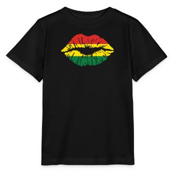 Bolivien - Bolivien Flagge - Made in Bolivia - Stanley/Stella Kinder T-Shirt MINI CREATOR  - Schwarz - Vorne - Mikhail (115cm)