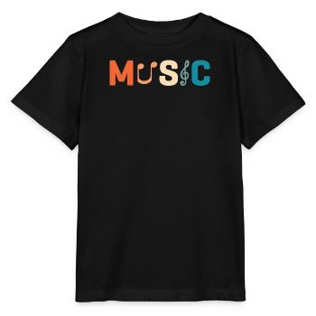 Vinyl Musiker Retro Musik Vinyl Vintage Musizieren - Stanley/Stella Kinder T-Shirt MINI CREATOR  - Schwarz - Vorne - Mikhail (115cm)