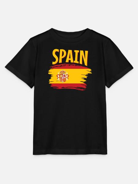 Ich liebe Spanien - Stanley/Stella Kinder T-Shirt MINI CREATOR - Schwarz