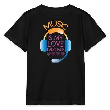 Vinyl Musiker Retro Musik Vinyl Vintage Musizieren - Stanley/Stella Kinder T-Shirt MINI CREATOR  - Schwarz - Vorne - Mikhail (115cm)