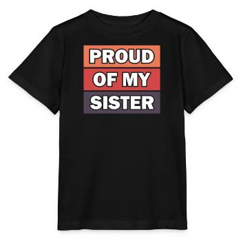 Pride Frère Soeur Jumeaux Frères et sœurs - T-shirt bio MINI CREATOR Stanley/Stella Enfant - noir - Devant - Mikhail (115cm)