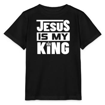 Christianisme Jésus Religion Foi Croix Prière - T-shirt bio MINI CREATOR Stanley/Stella Enfant - noir - Devant - Mikhail (115cm)