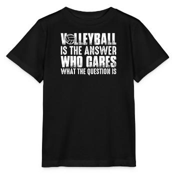 Volley-ball Volley-ball Joueur de volley-ball - T-shirt bio MINI CREATOR Stanley/Stella Enfant - noir - Devant - Mikhail (115cm)